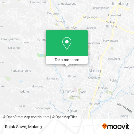 Rujak Sawo map