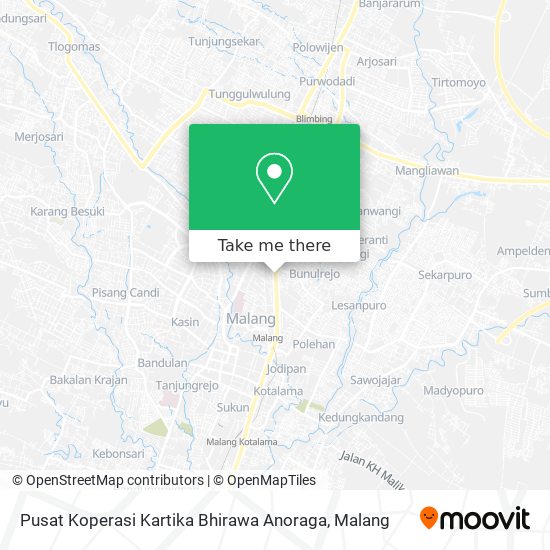 Pusat Koperasi Kartika Bhirawa Anoraga map