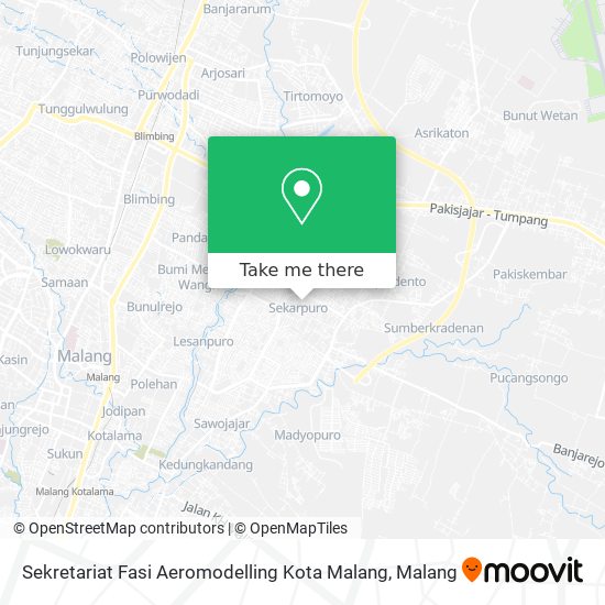 Sekretariat Fasi Aeromodelling Kota Malang map