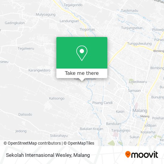 Sekolah Internasional Wesley map