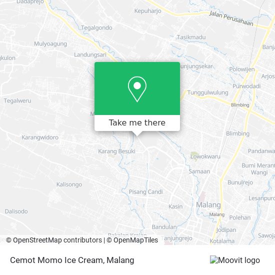 Cemot Momo Ice Cream map