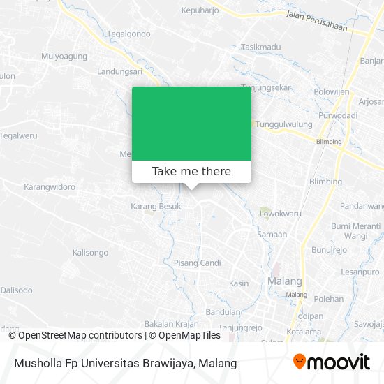 Musholla Fp Universitas Brawijaya map