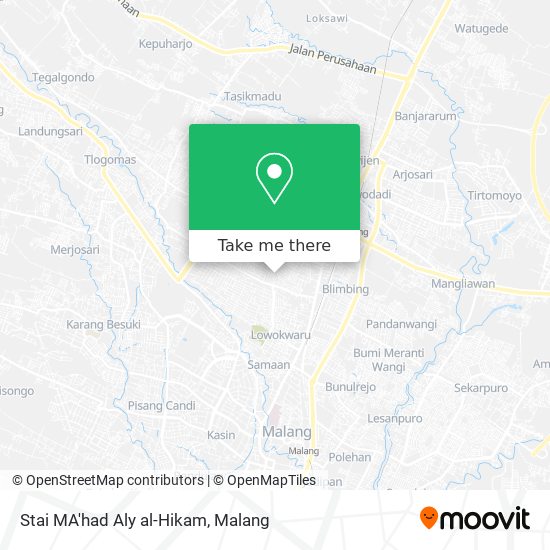 Stai MA'had Aly al-Hikam map