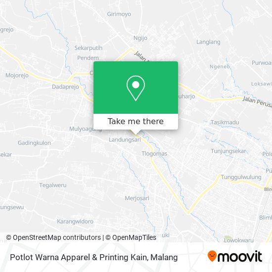 Potlot Warna Apparel & Printing Kain map