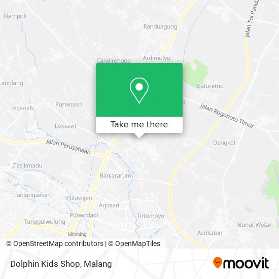 Dolphin Kids Shop map