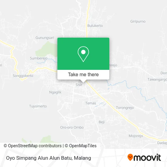 Oyo Simpang Alun Alun Batu map