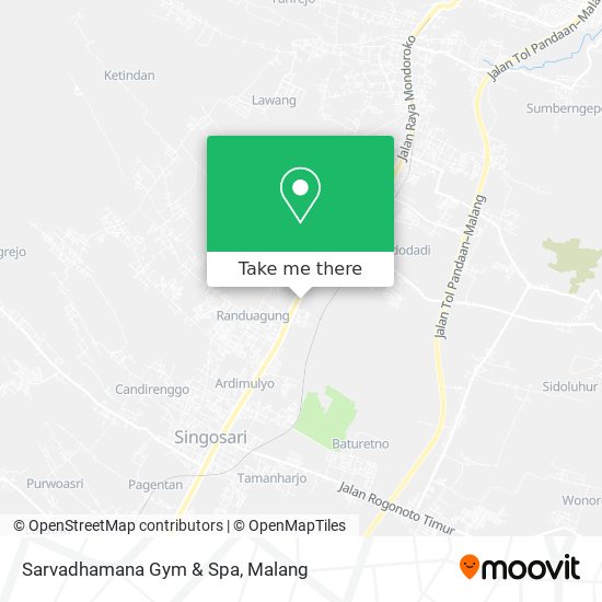 Sarvadhamana Gym & Spa map