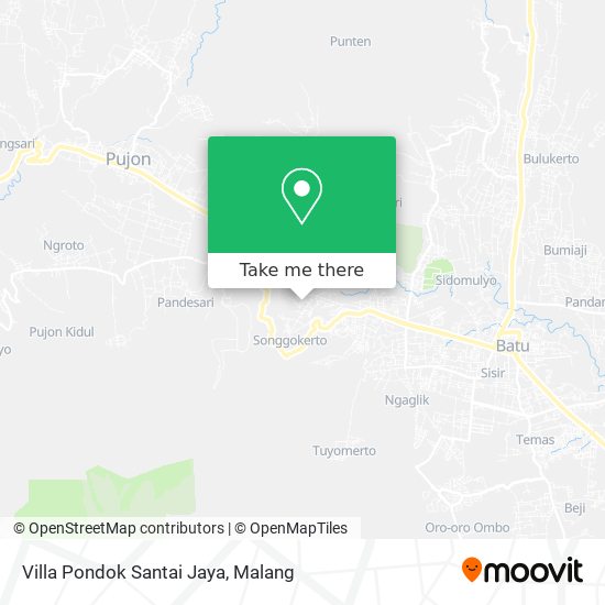 Villa Pondok Santai Jaya map