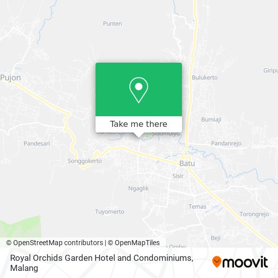 Royal Orchids Garden Hotel and Condominiums map