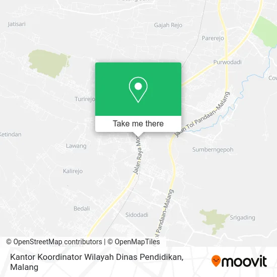 Kantor Koordinator Wilayah Dinas Pendidikan map