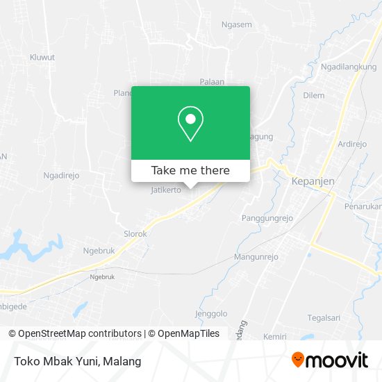 Toko Mbak Yuni map