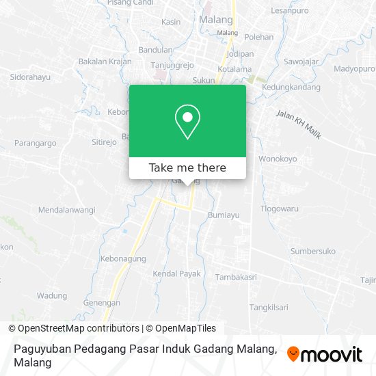 Paguyuban Pedagang Pasar Induk Gadang Malang map