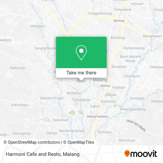 Harmoni Cafe and Resto map