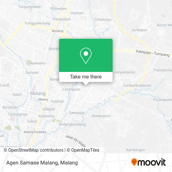 Agen Samase Malang map