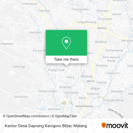 Kantor Desa Gaprang Kanigoro Blitar map