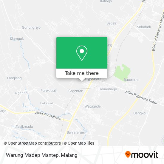 Warung Madep Mantep map