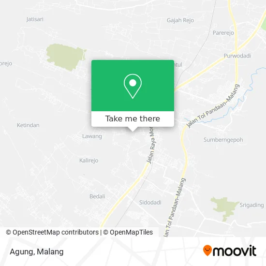 Agung map