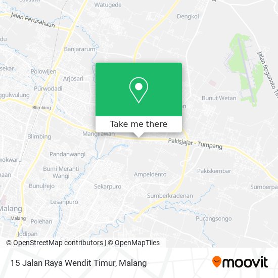 15 Jalan Raya Wendit Timur map