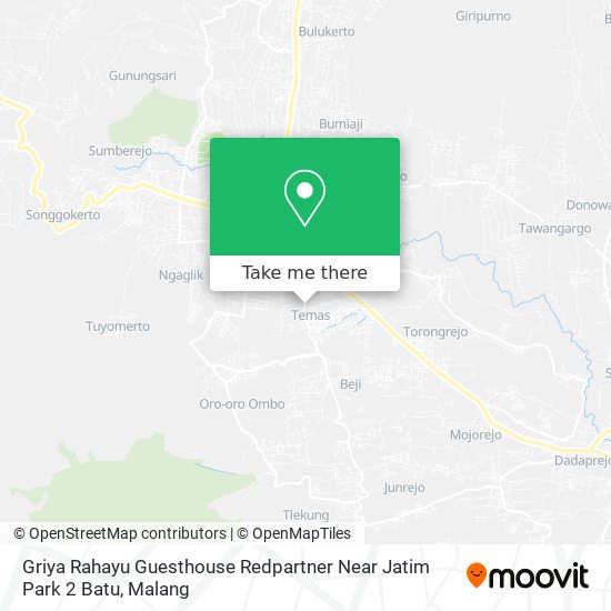 Griya Rahayu Guesthouse Redpartner Near Jatim Park 2 Batu map