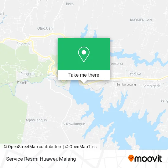 Service Resmi Huawei map