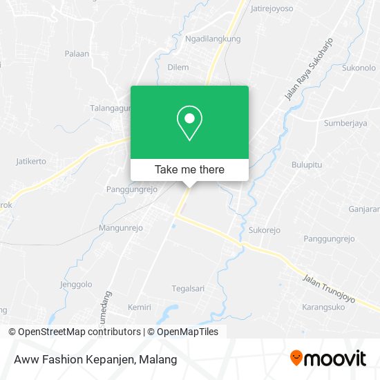 Aww Fashion Kepanjen map