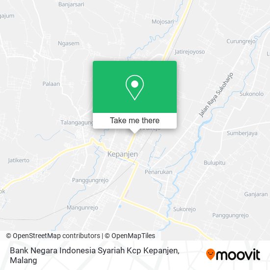 Bank Negara Indonesia Syariah Kcp Kepanjen map