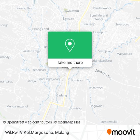 Wil.Rw.IV Kel.Mergosono map