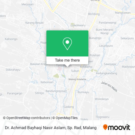 Dr. Achmad Bayhaqi Nasir Aslam, Sp. Rad map