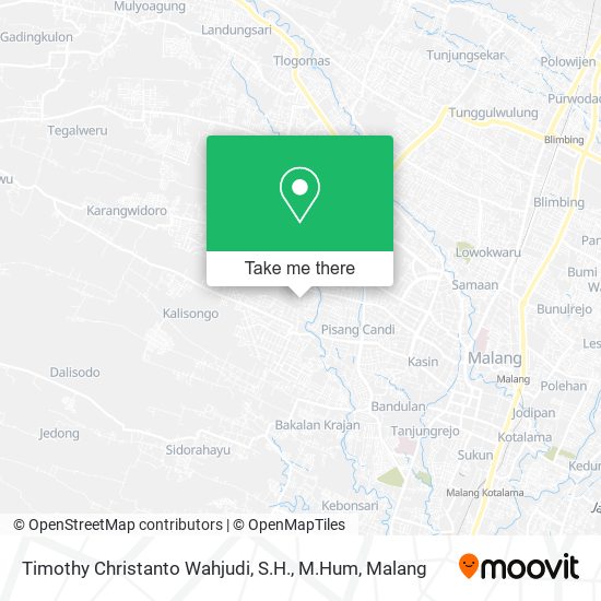 Timothy Christanto Wahjudi, S.H., M.Hum map