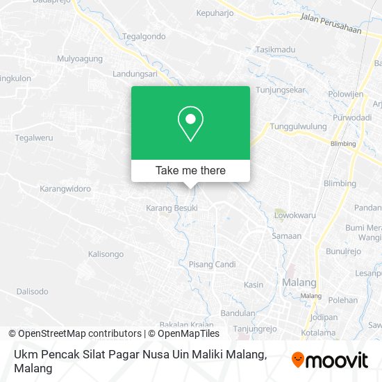 Ukm Pencak Silat Pagar Nusa Uin Maliki Malang map