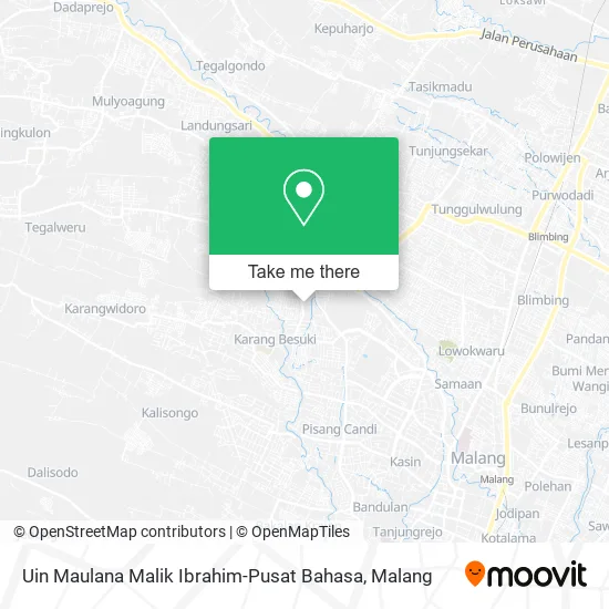 Uin Maulana Malik Ibrahim-Pusat Bahasa map