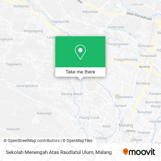 Sekolah Menengah Atas Raudlatul Ulum map