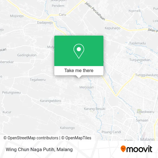Wing Chun Naga Putih map