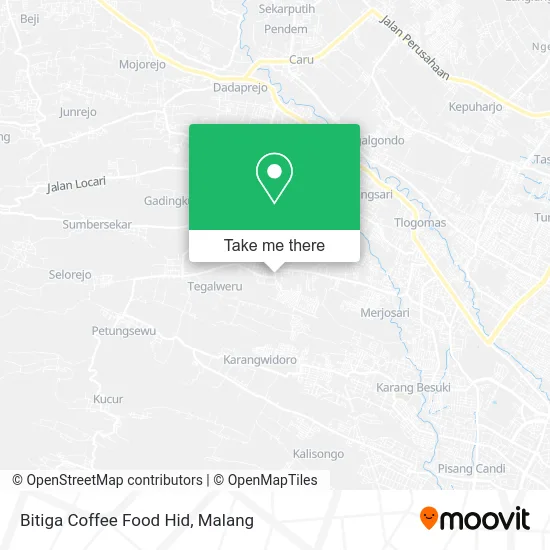 Bitiga Coffee Food Hid map