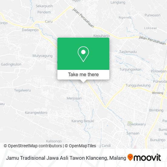 Jamu Tradisional Jawa Asli Tawon Klanceng map