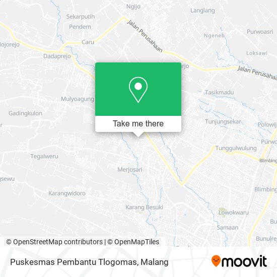 Puskesmas Pembantu Tlogomas map