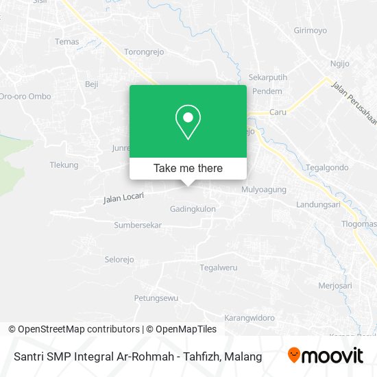 Santri SMP Integral Ar-Rohmah - Tahfizh map