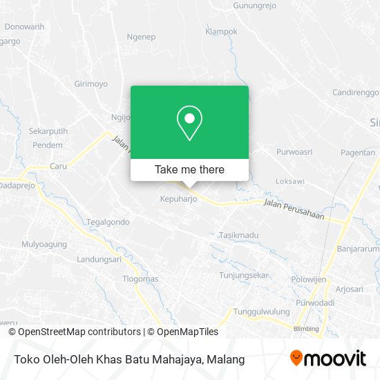 Toko Oleh-Oleh Khas Batu Mahajaya map