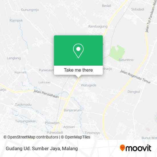 Gudang Ud. Sumber Jaya map