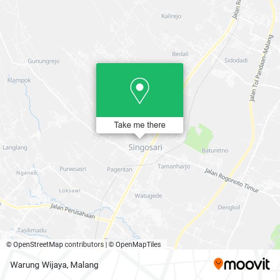 Warung Wijaya map