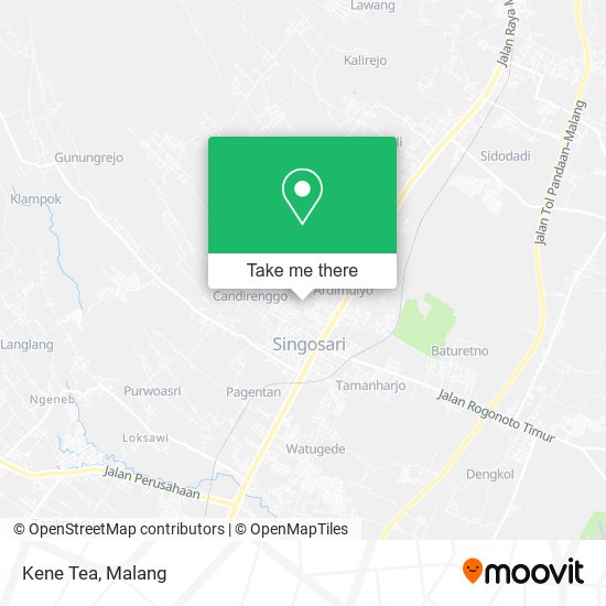 Kene Tea map