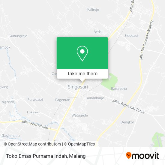 Toko Emas Purnama Indah map