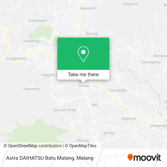 Astra DAIHATSU Batu Malang map