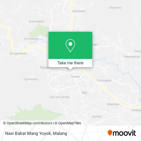 Nasi Bakar Mang Yoyok map