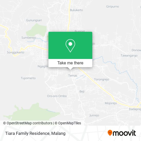 Tiara Family Residence map