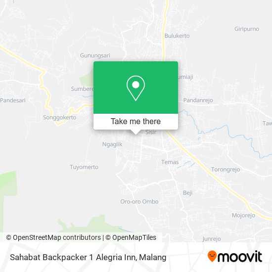 Sahabat Backpacker 1 Alegria Inn map