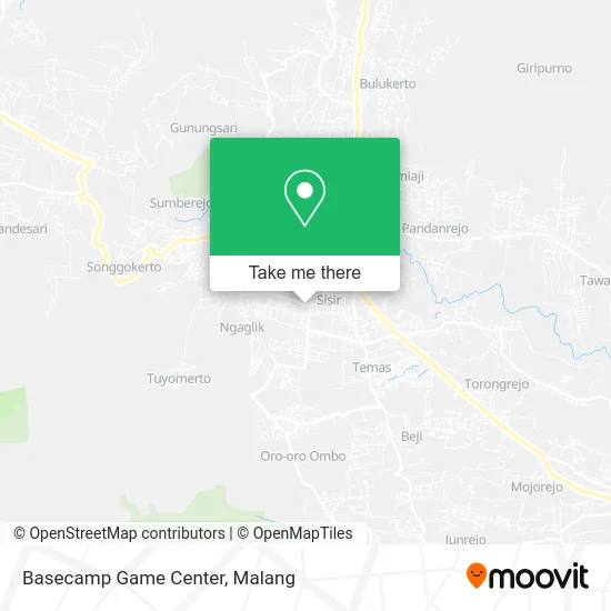 Basecamp Game Center map