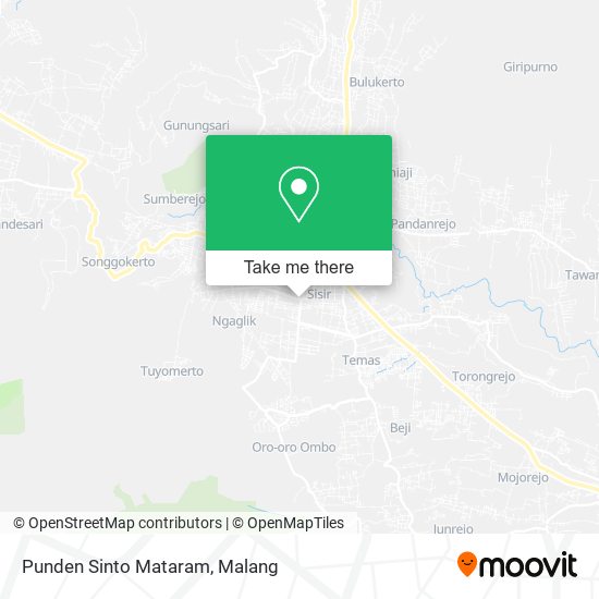 Punden Sinto Mataram map