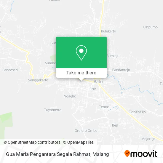 Gua Maria Pengantara Segala Rahmat map