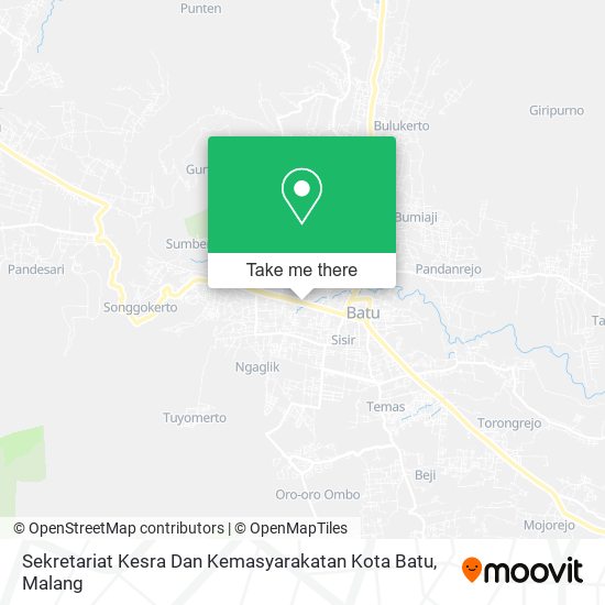 Sekretariat Kesra Dan Kemasyarakatan Kota Batu map